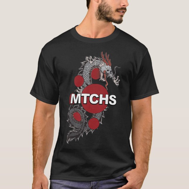 Camiseta Logotipo do dragão de MTCHS (Frente)