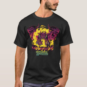 Camiseta Logotipo do Dragão Vermelho Dungeons & Dragon