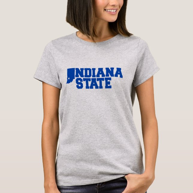 Camiseta Logotipo do Estado de Indiana (Frente)