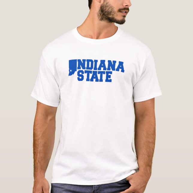Camiseta Logotipo do Estado de Indiana (Frente)