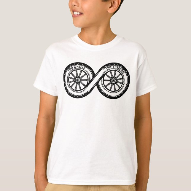 Camiseta Logotipo do Estilo de Vida Infinite Rider (Frente)