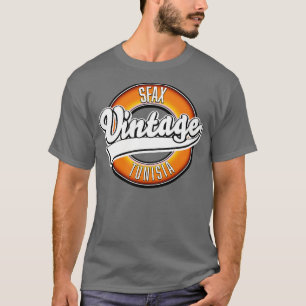 Camiseta Logotipo do estilo de vintagem do Sfax tunisia