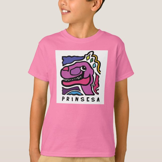 Camiseta Logotipo do filme Prinsesa - Crianças (Frente)