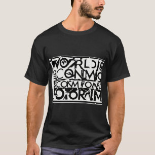Camiseta LOGOTIPO DO Fórum Econômico Mundial