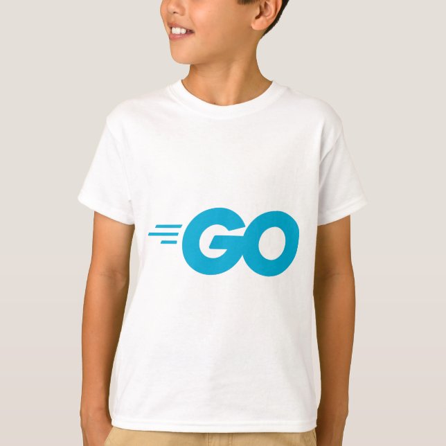 Camiseta Logotipo do Golang (Linguagem de Programação Go) (Frente)