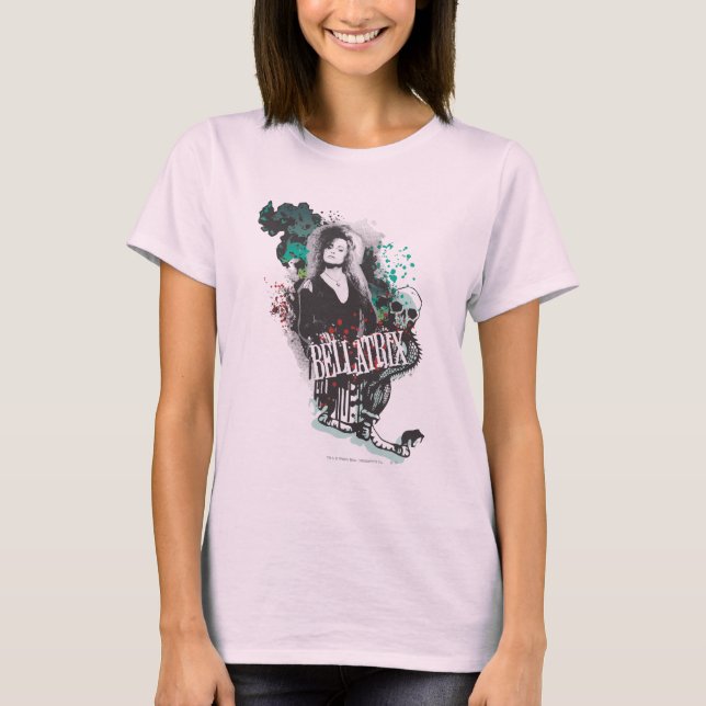Camiseta Logotipo do gráfico de Bellatrix Lestrange (Frente)