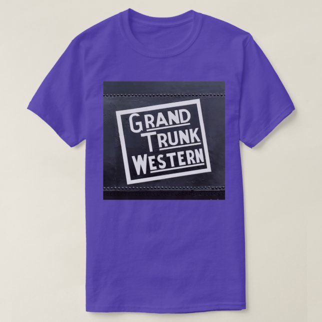 Camiseta Logotipo do Grand Trunk Western (Frente do Design)