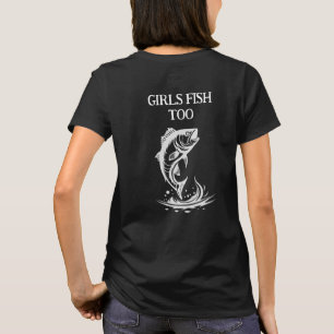 Camiseta Logotipo do Hooked On Fishing, Clube de Pesca Pers
