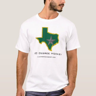 Camiseta Logotipo do hóquei de 100 graus (luz)