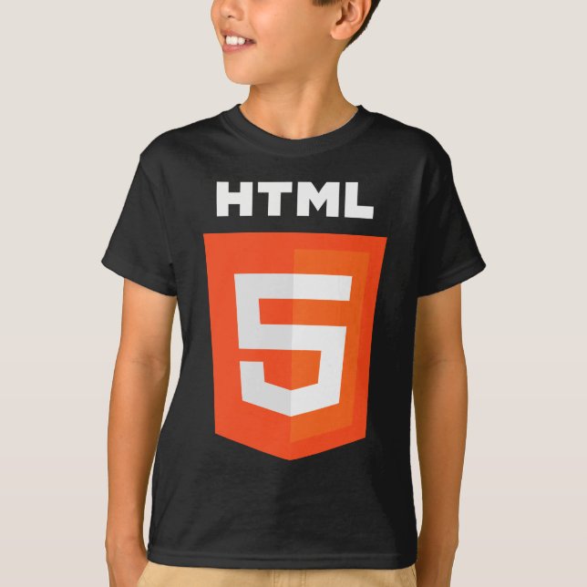 Camiseta Logotipo do HTML 5 (Frente)