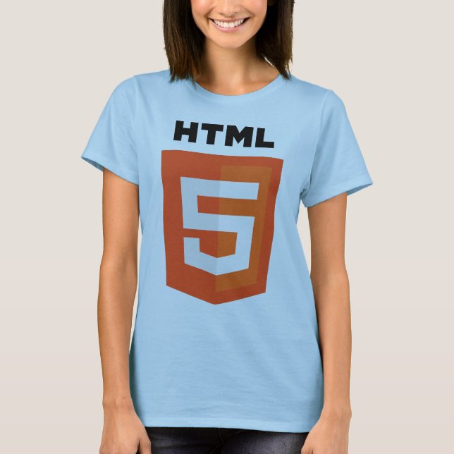 Camiseta Logotipo do HTML 5 (Frente)