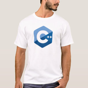 Camiseta Logotipo do idioma de programação C++