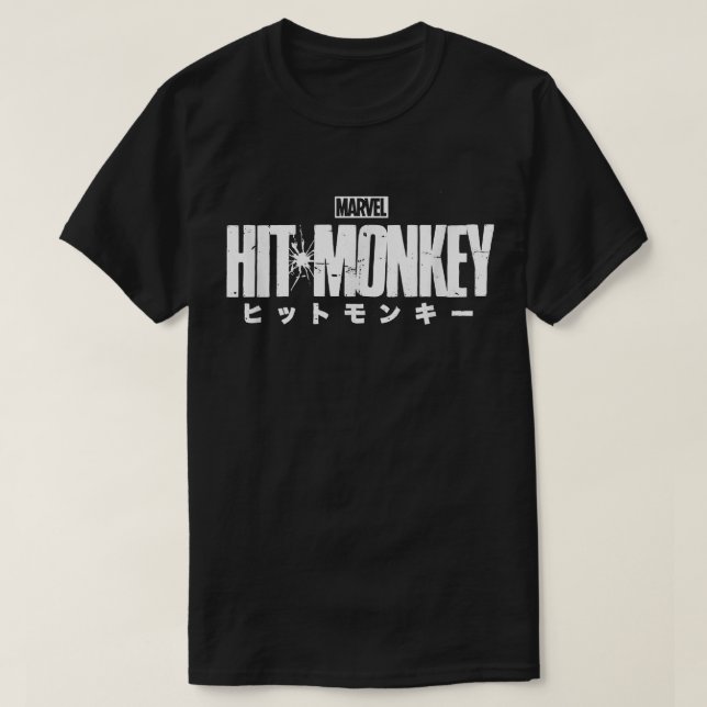 Camiseta Logotipo do Macaco Marvel Hit (Frente do Design)
