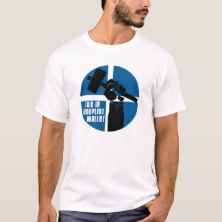 Camiseta Logotipo do malho do conflito