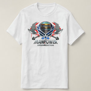 Camiseta Logotipo do Manpower Calculator Ax