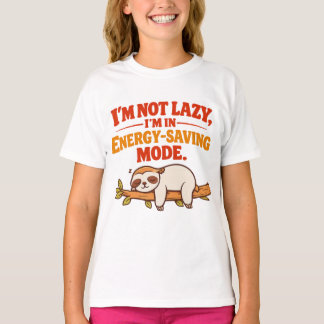 Camiseta Logotipo do Modo de Economia de Energia – Não Esto