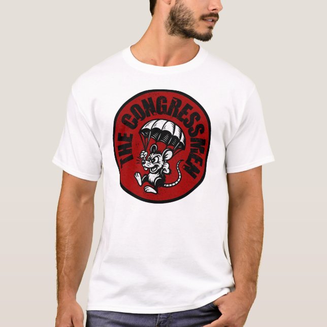 Camiseta Logotipo do mouse vermelho (Frente)