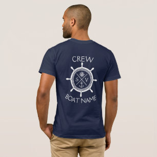 Camiseta Logotipo do navio de navegação SV personalizado "S