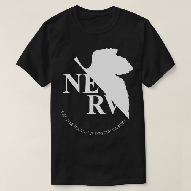 Camiseta Logótipo do nervo Simples (Frente do Design)