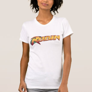 Camiseta Logotipo do nome Robin