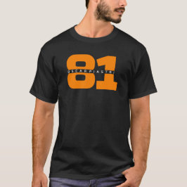 Camiseta Logotipo do Número Um 81 de Oscar Piastrin McLaren