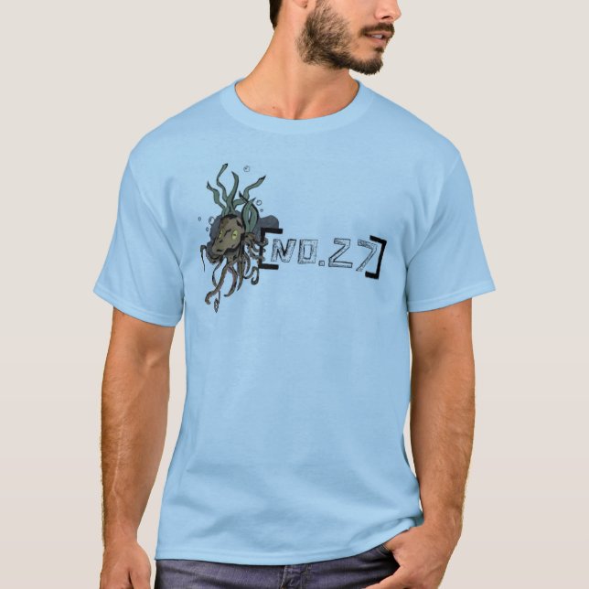 Camiseta Logotipo do oceano (Frente)