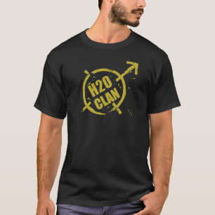 Camiseta Logotipo do ouro da T-Camisa H20