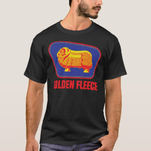 Camiseta Logotipo do ouro Fleece Camisa-T Essencial