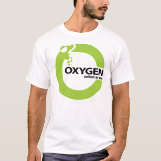Camiseta Logotipo do oxigênio no branco