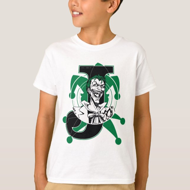 Camiseta Logotipo do Palhaço J do Joker (Frente)