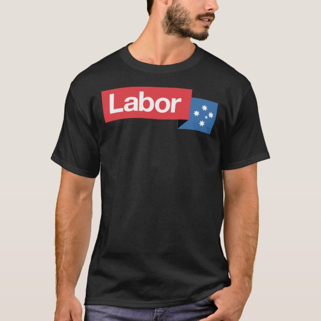 Camiseta Logotipo do Partido Trabalhista australiano essenc (Frente)