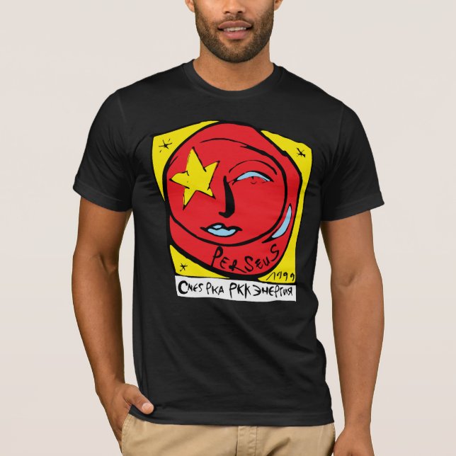 Camiseta Logotipo do Patch da Missão Mir-Perseus (Frente)
