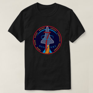 Camiseta Logotipo do Patch da Missão STS-95 do Ônibus Espac