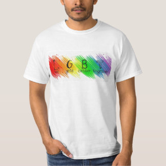 Camiseta Logotipo do projeto de LGBT