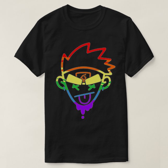 Camiseta Logótipo do Rainbow BAESD Head Tee (Frente do Design)
