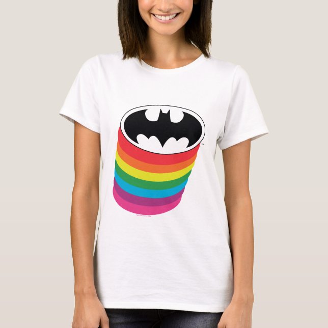 Camiseta Logotipo do Rainbow na Camada do Batman (Frente)