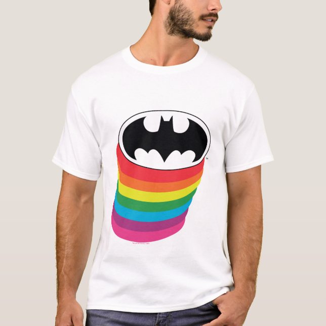 Camiseta Logotipo do Rainbow na Camada do Batman (Frente)