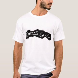 Camiseta Logotipo do rasgo das caras de Dees