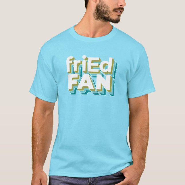 Camiseta Logotipo do RedFan em Turquesa (Frente)