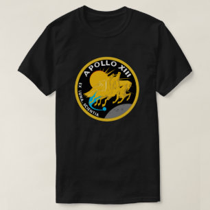 Camiseta Logotipo do remendo da missão da NASA de Apollo 1