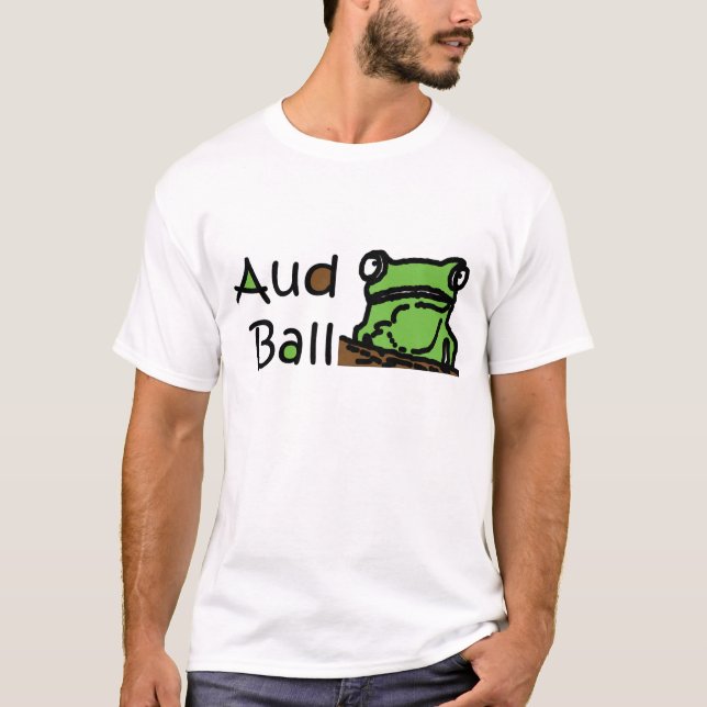 Camiseta Logotipo do sapo da bola do AUD (Frente)