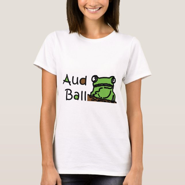 Camiseta Logotipo do sapo da bola do AUD (Frente)