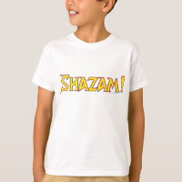 Logotipo do Shazam Amarelo/Vermelho
