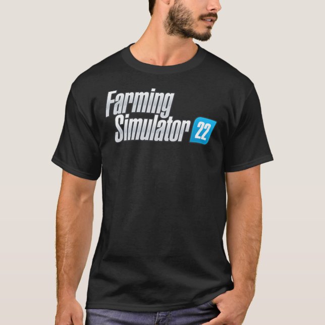 Camiseta Logotipo do Simulador da Agricultura 22 - Camisa-T (Frente)