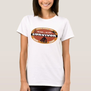 Camiseta Logotipo do sobrevivente do Bootcamp de Jin