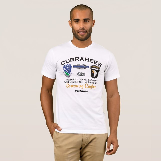 Camiseta Logotipo do t-shirt #5 de Currahee (Frente Completa)
