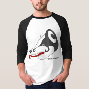 Camiseta Logotipo do texugo, IscahAbbey.com