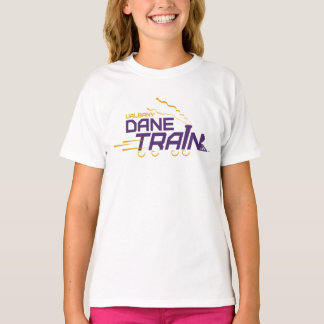 Camiseta Logotipo do trem com guincho de angina-sobe