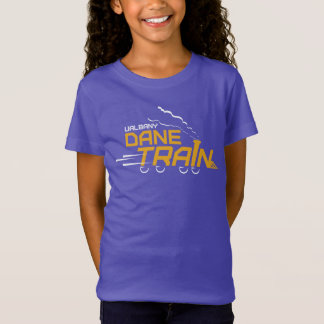Camiseta Logotipo do trem com guincho de angina-sobe