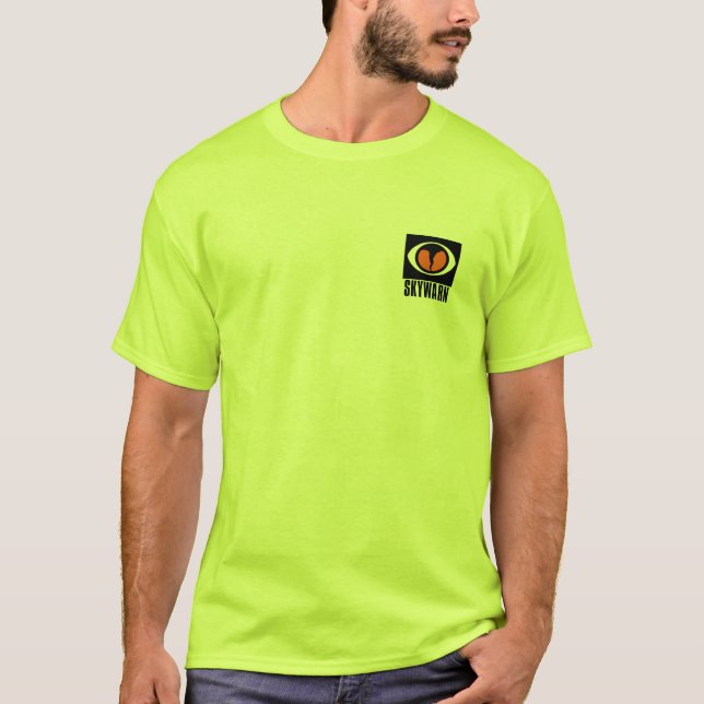 Camiseta Logotipo do TShirt do VERDE da SEGURANÇA de (Frente)